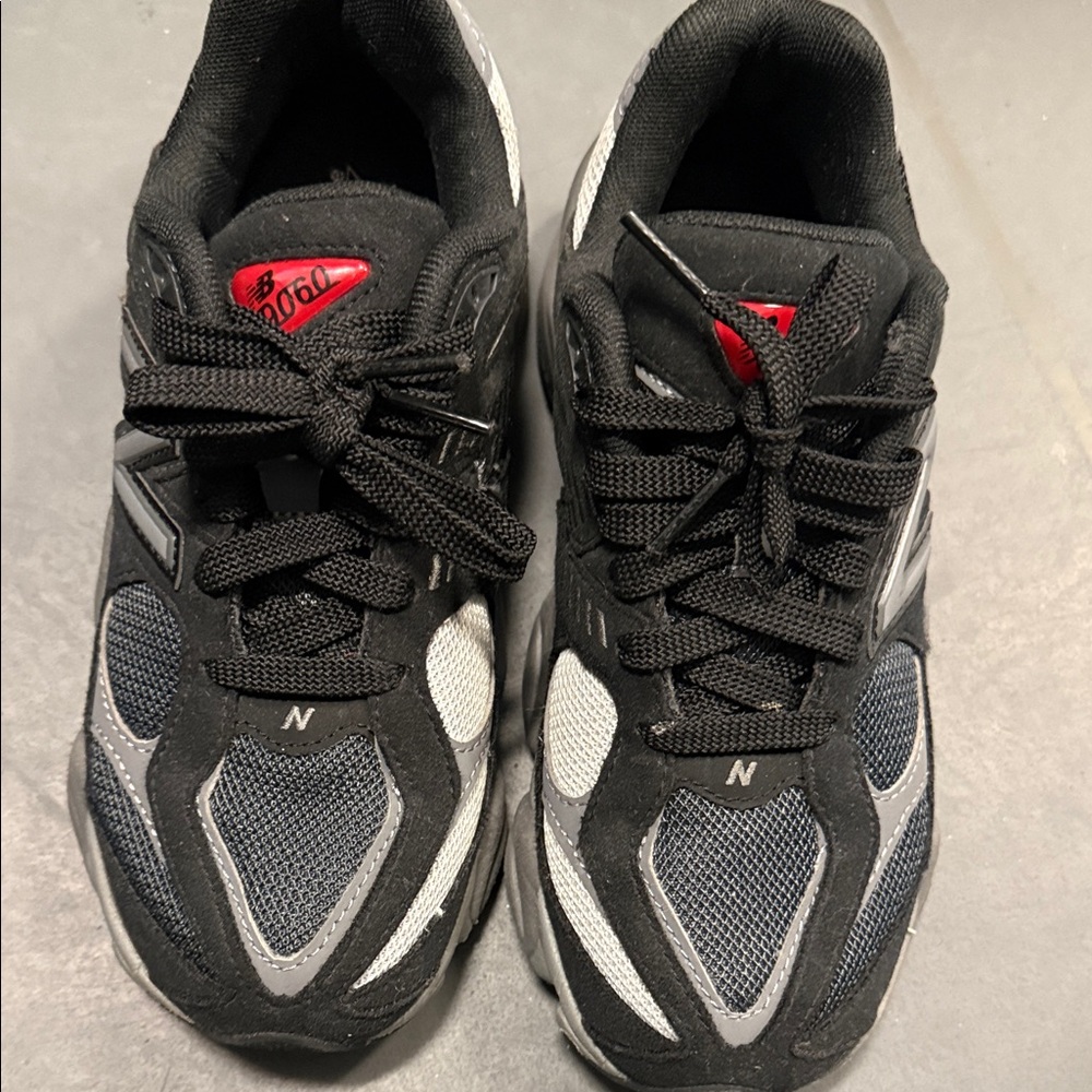 New Balance Kids Sneakers - Black, White, Red